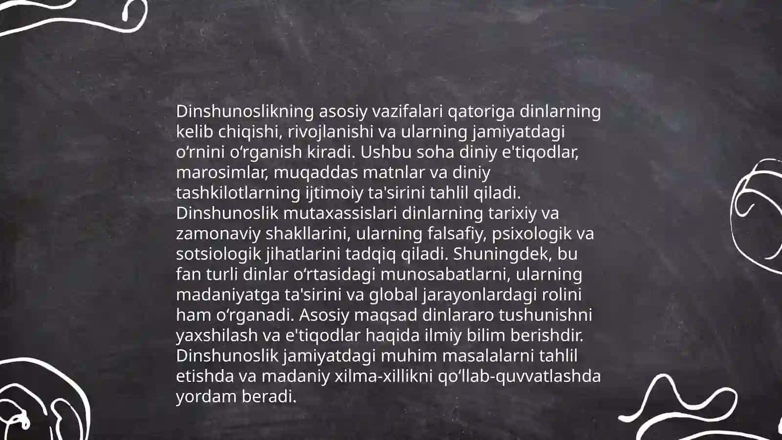 Dinshunoslik fani maqsadi va vazifalari 4