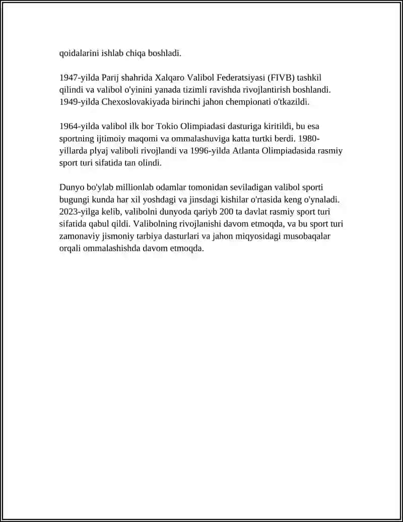 VALIBOL 4