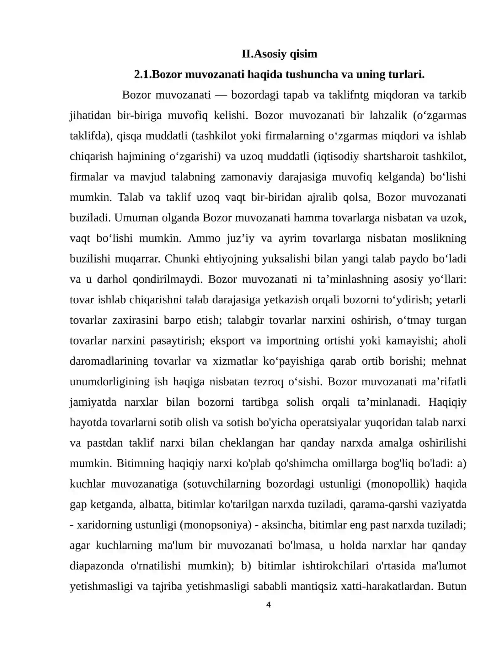 BOZOR MUVOZANATI UNGA ERISHISH YO`LLARI 4