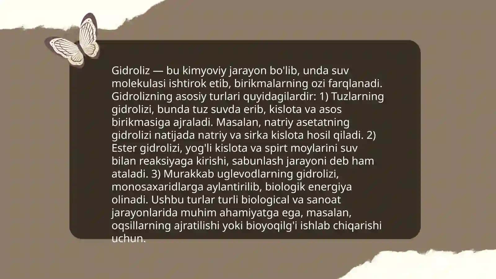 Tuzlar gidrolizi 4