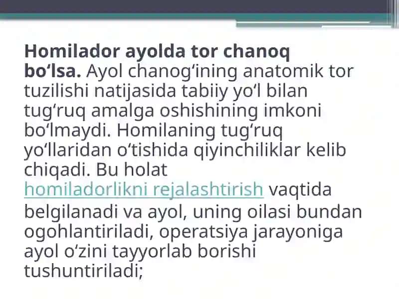 Kesarcha kesish amaliyoti 4