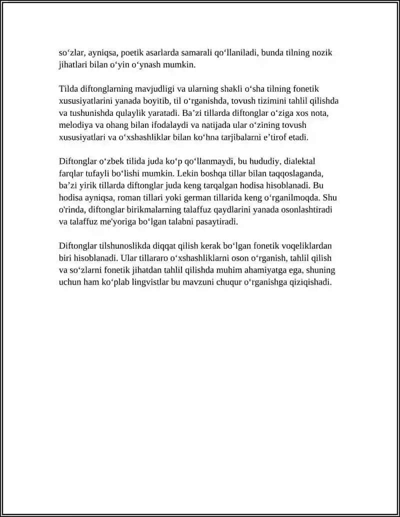 DIFTONGLAR DIGRAFLAR HARF BIRIKMALARI 4