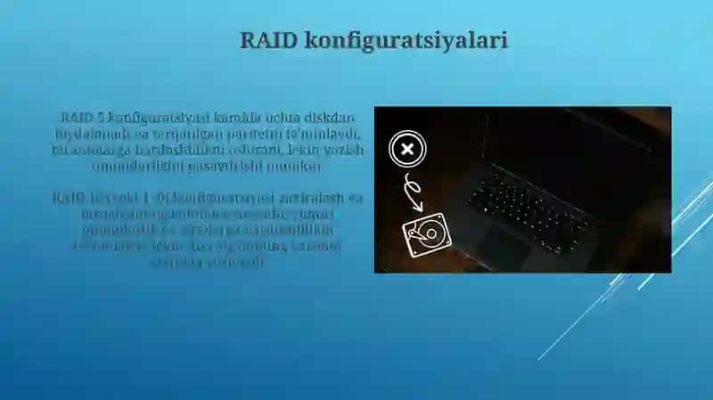 Disklar bilan ishlash, disk almashtirish va xatoliklarni bartaraf etish 4
