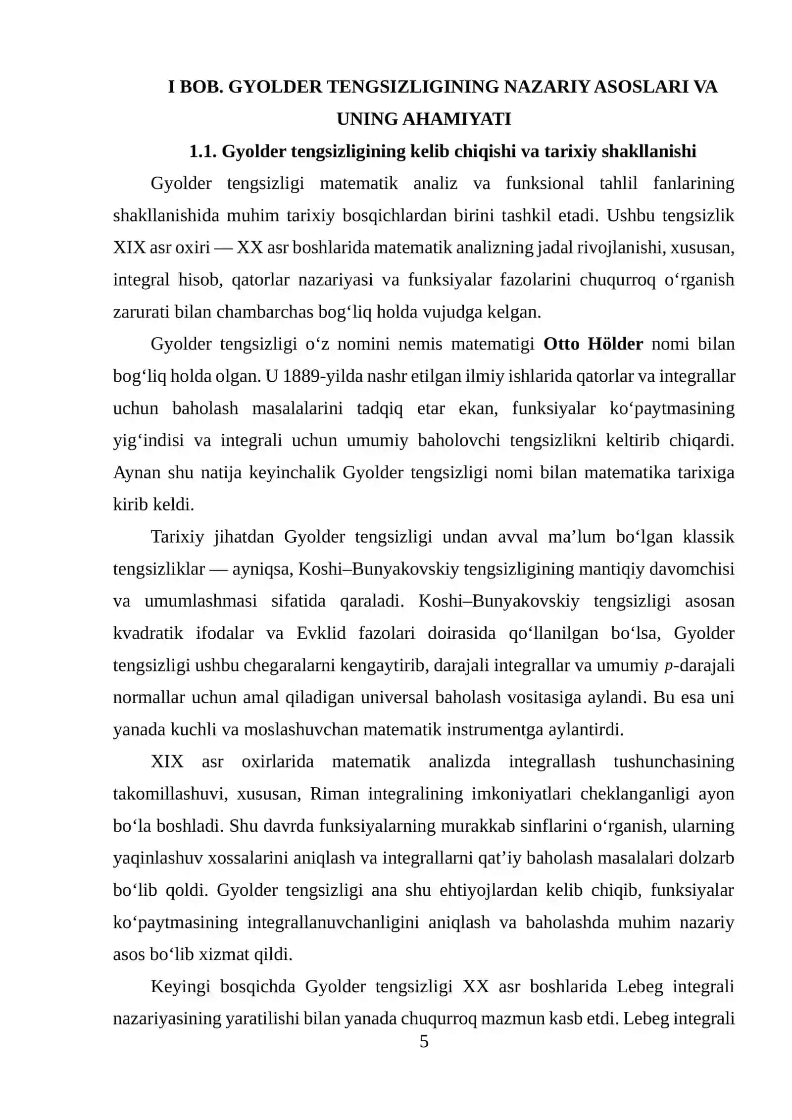 MINKOVSKIY VA GYOLDER TENGSIZLIKLARI VA ULARNING TADBIQLARI 4