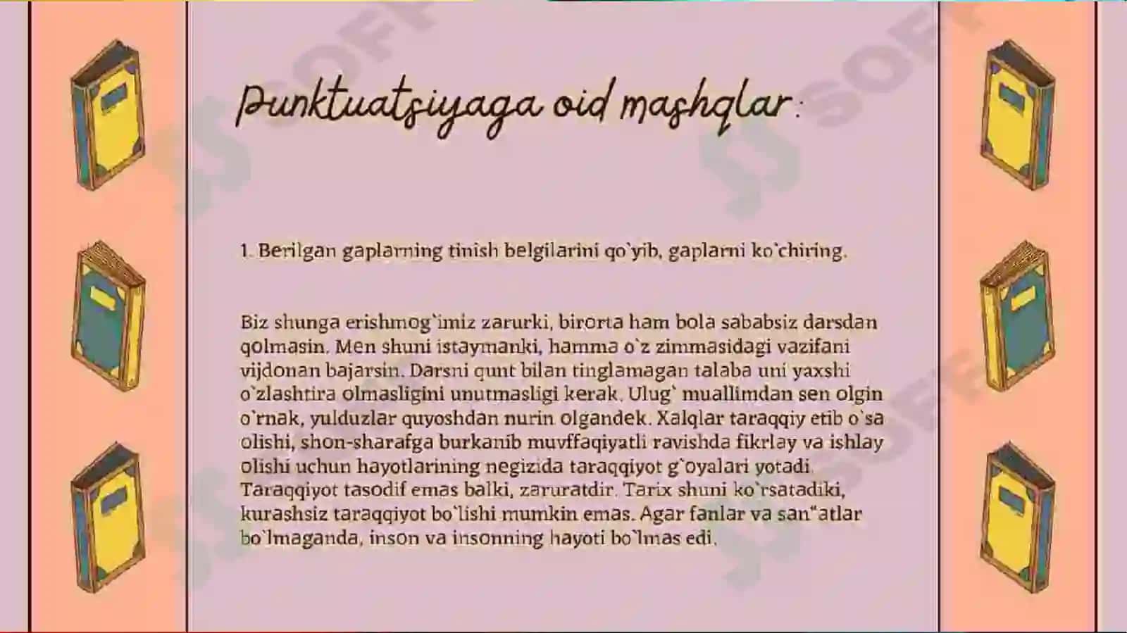 Punktuatsiya va uslubiyat asoslari 4