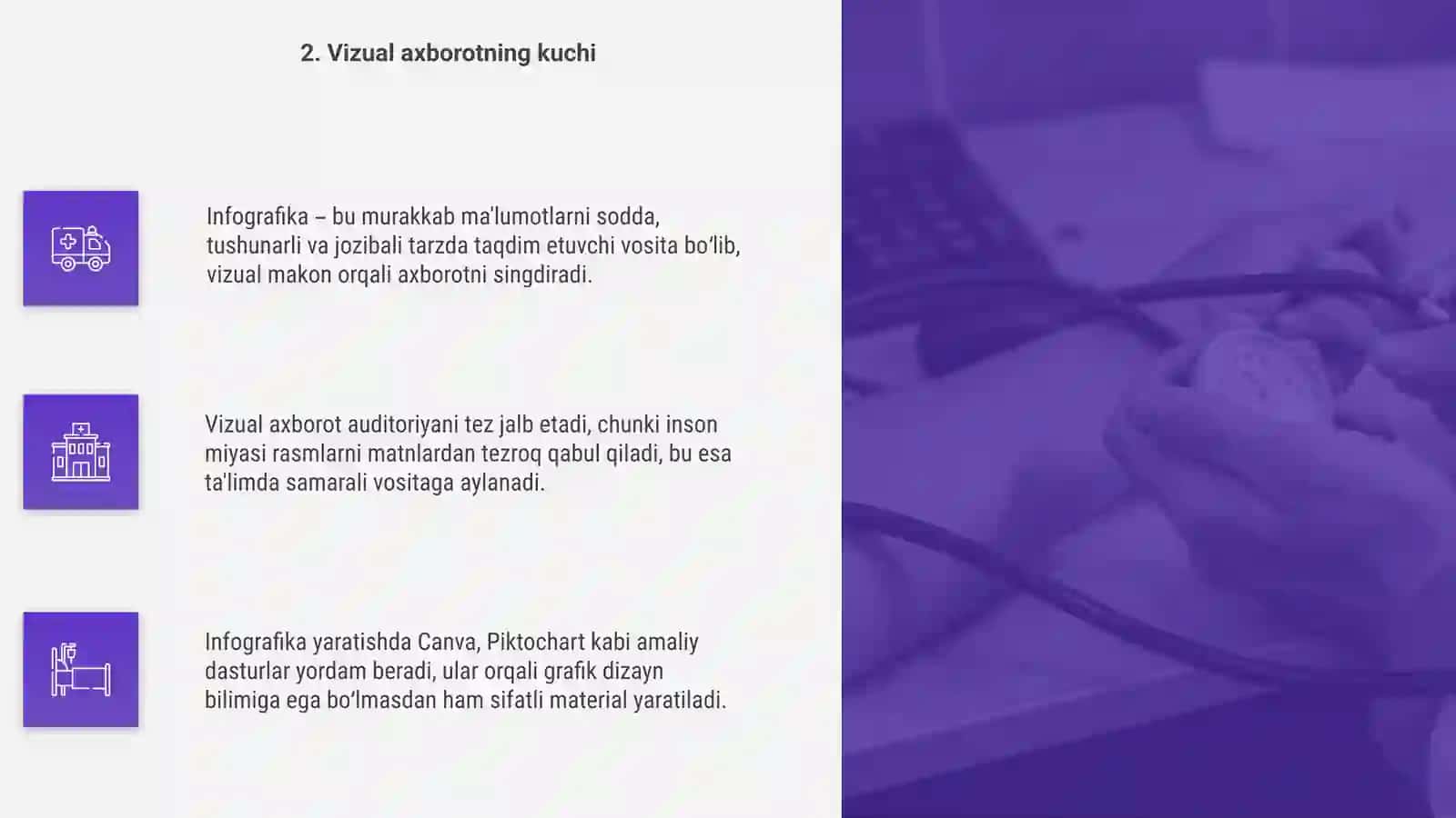 Infografika va uni yaratishda amaliy dasturlar 4