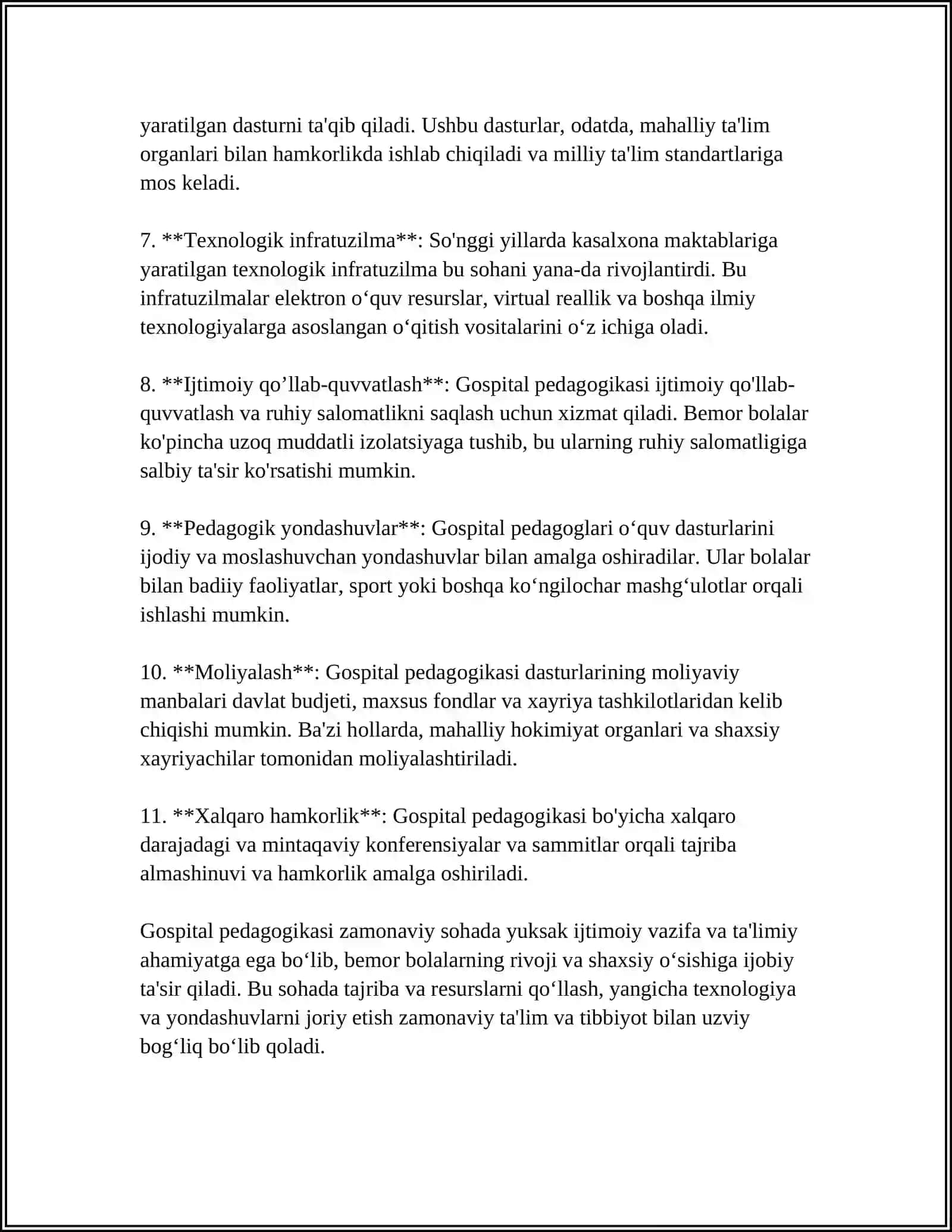 Gospital pedagogikasi asoslari 4