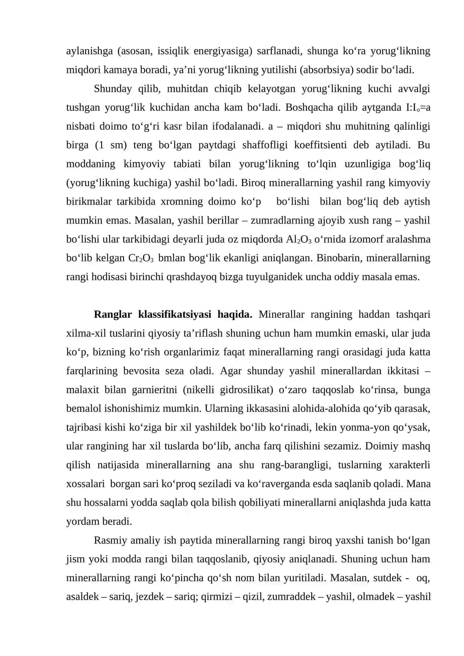 Minerallarning fizik xossalari 4