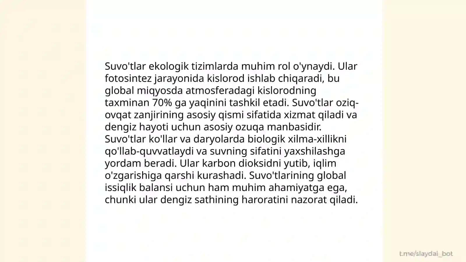 Suvo'tlarning axamyati 4