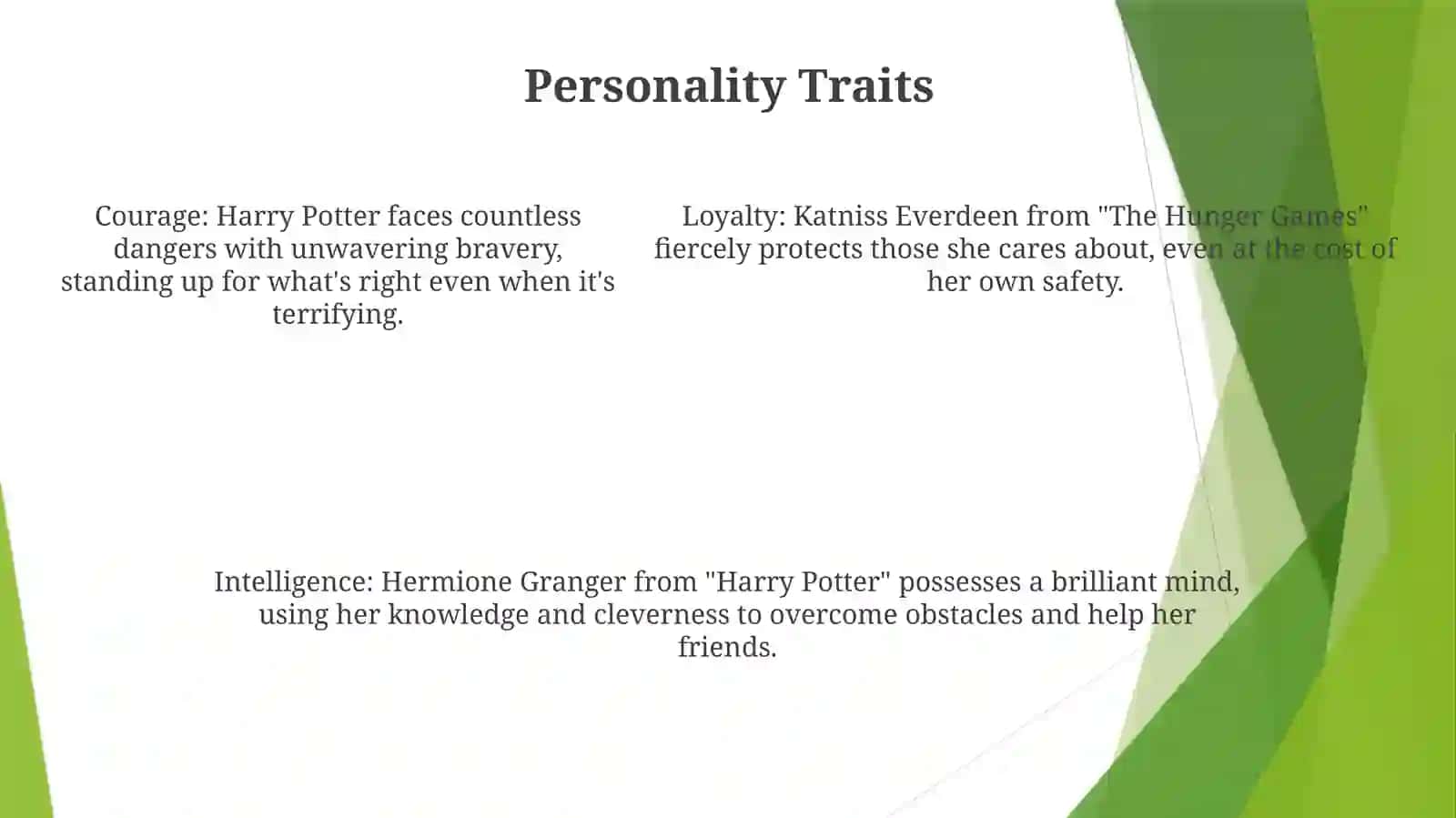 Literary Characters 4