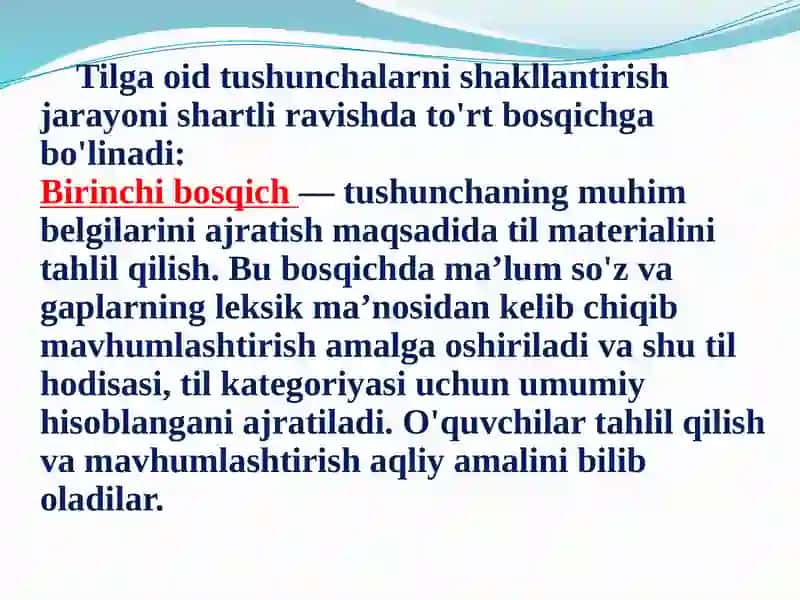 So‘zturkumlarini o‘qitish metodikasi 4