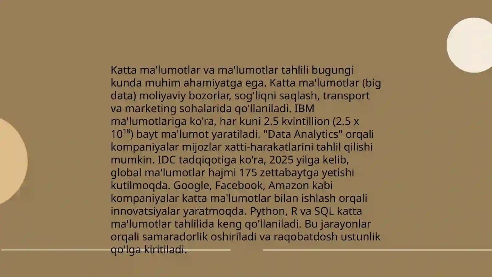 Rivojlanyotgan tendensiyalar va texnalogiyalar 4