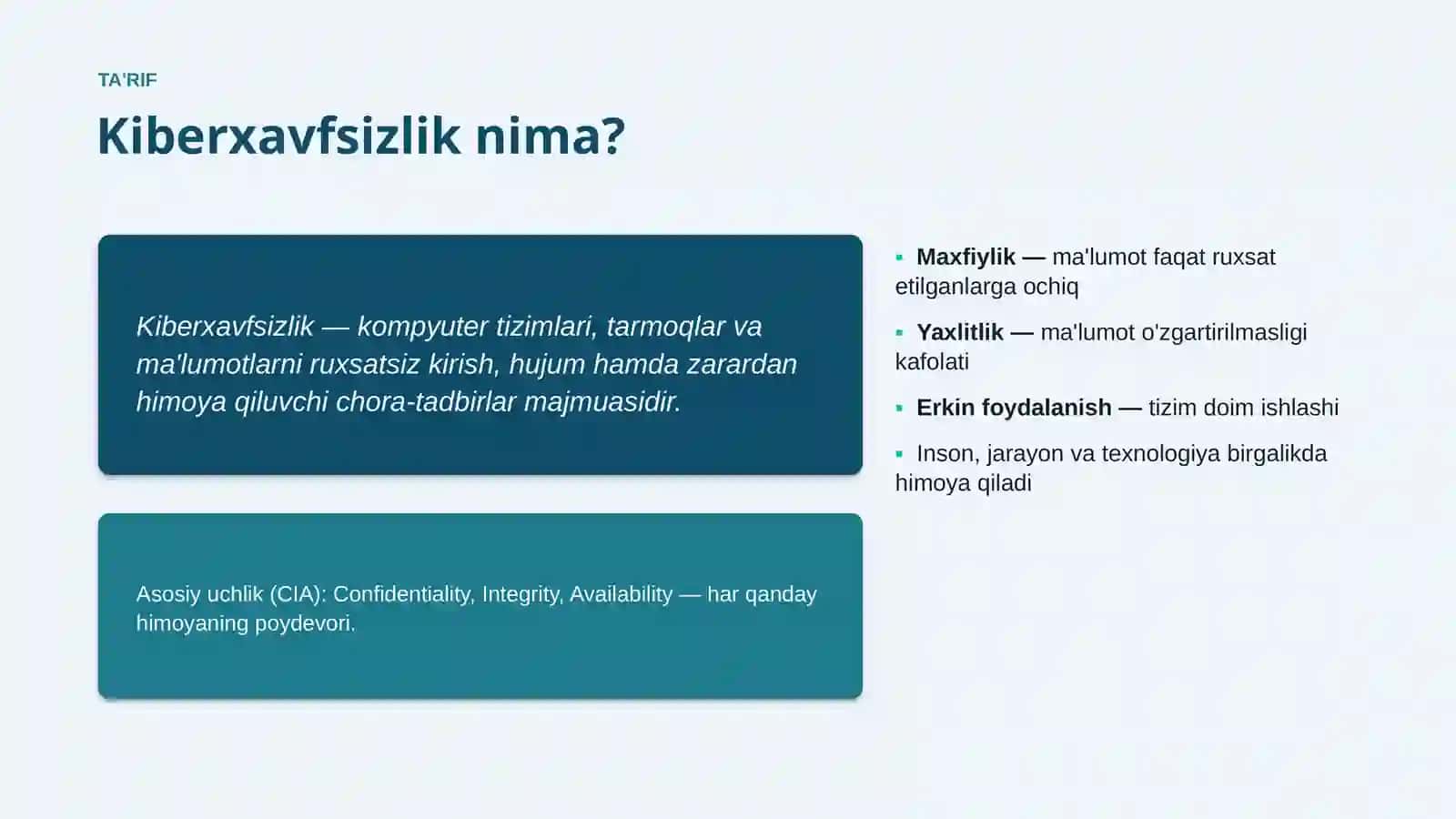 MILLIY XAVFSIZLIK 4
