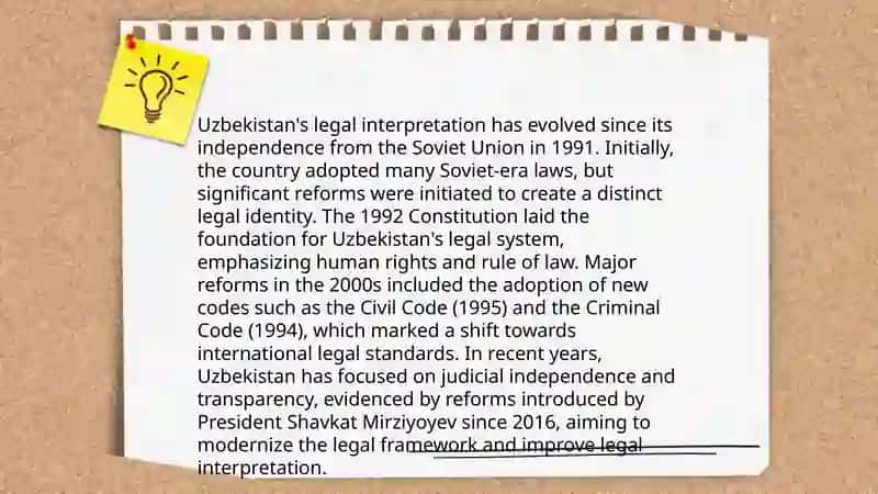 The role of interpretation in the courts of Uzbekistan 4