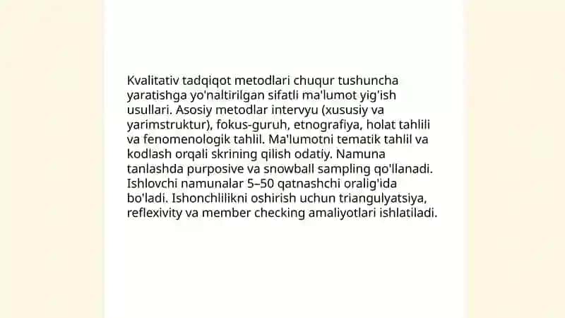 Hozirgi zamon psixologiyasining tadqiqot metodlari 4
