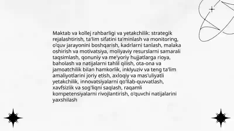Ta'lim muassasi menejmenti 4