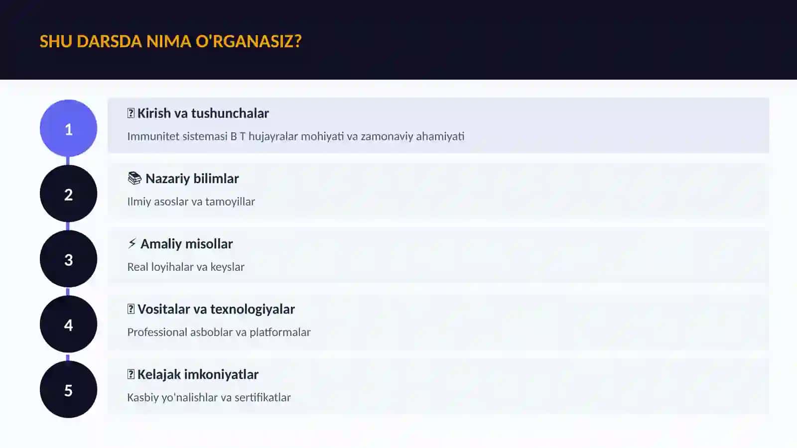 Immunitet sistemasi B T hujayralar 4