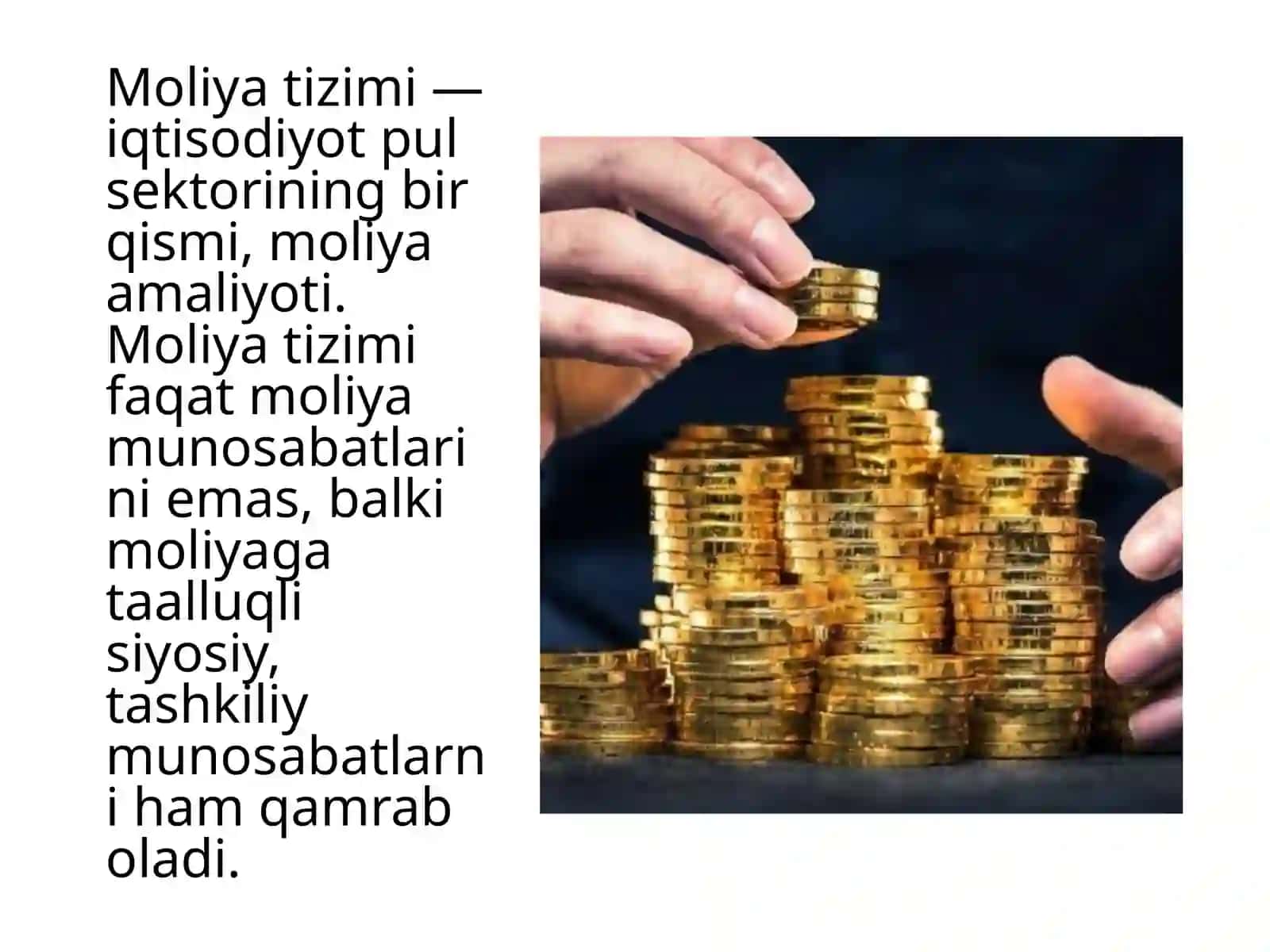 MOLIYA TIZIMI VA MOLIYAVIY SIYOSAT 4