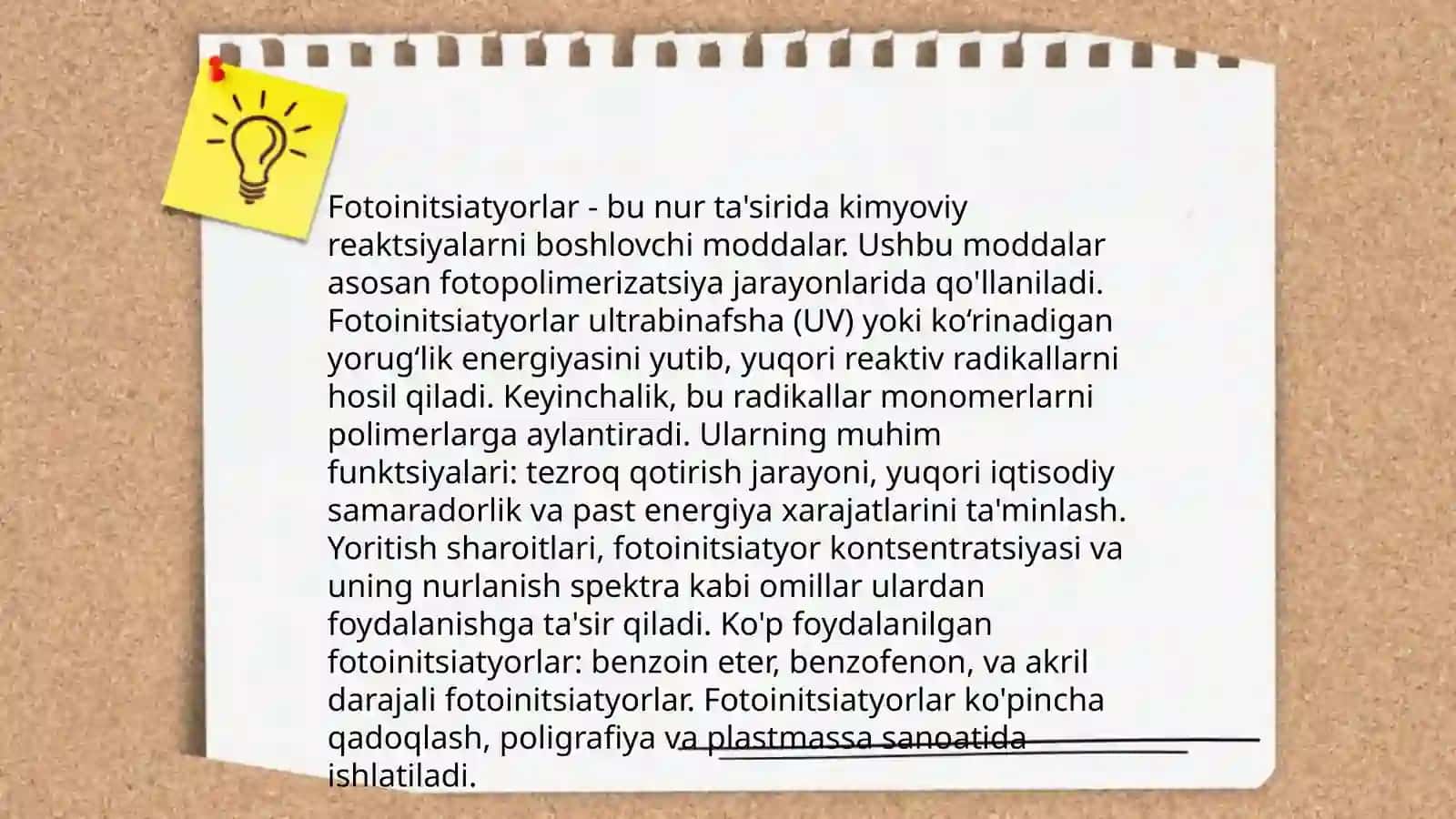 Fotopolimerizatorlar. Ishlash tamoyillari 4