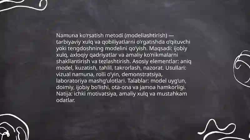Tarbiyaning umumiy metodlari 4