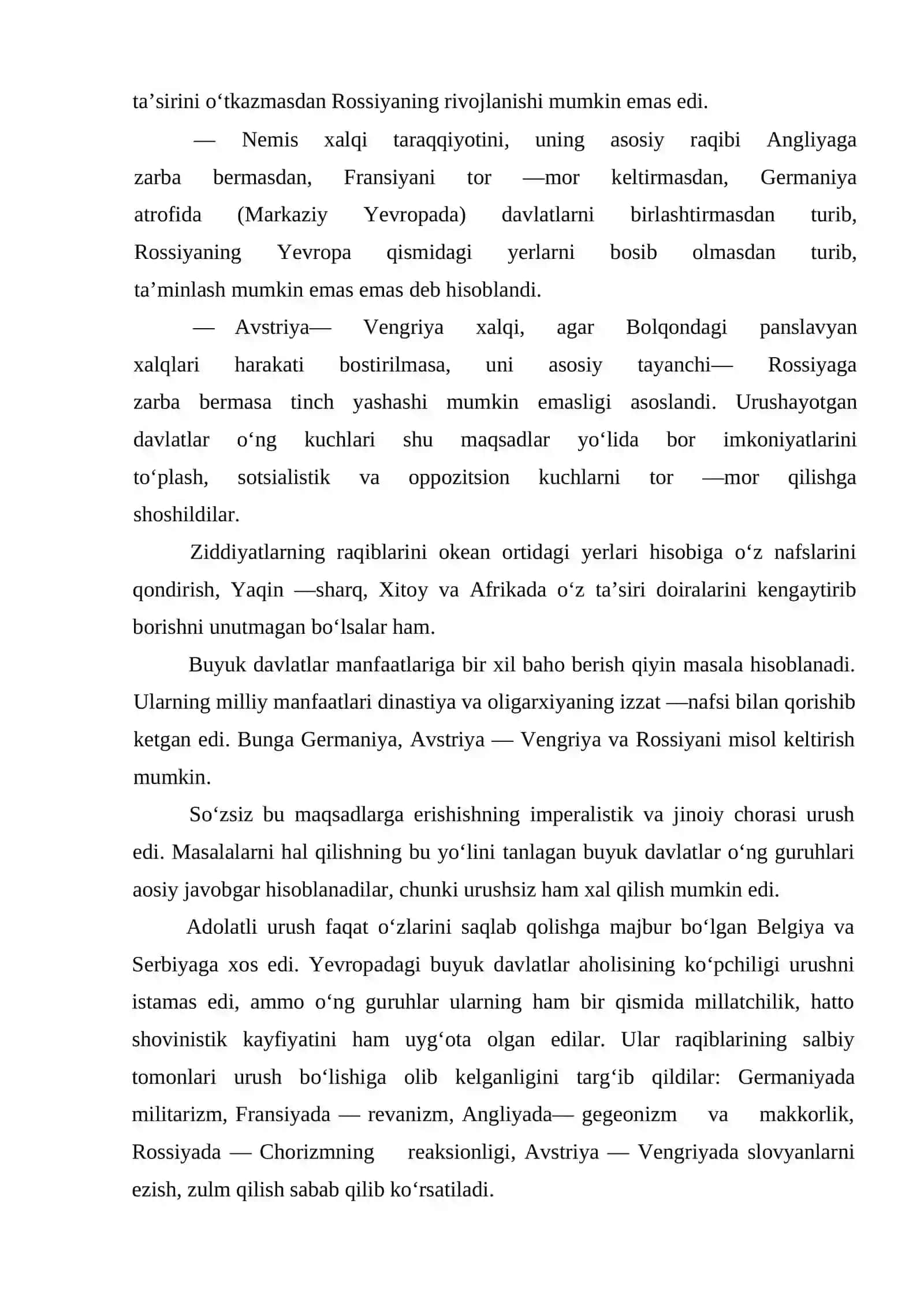 BIRINCHI JAHON URUSHI VA UNING YAKUNLARI 4