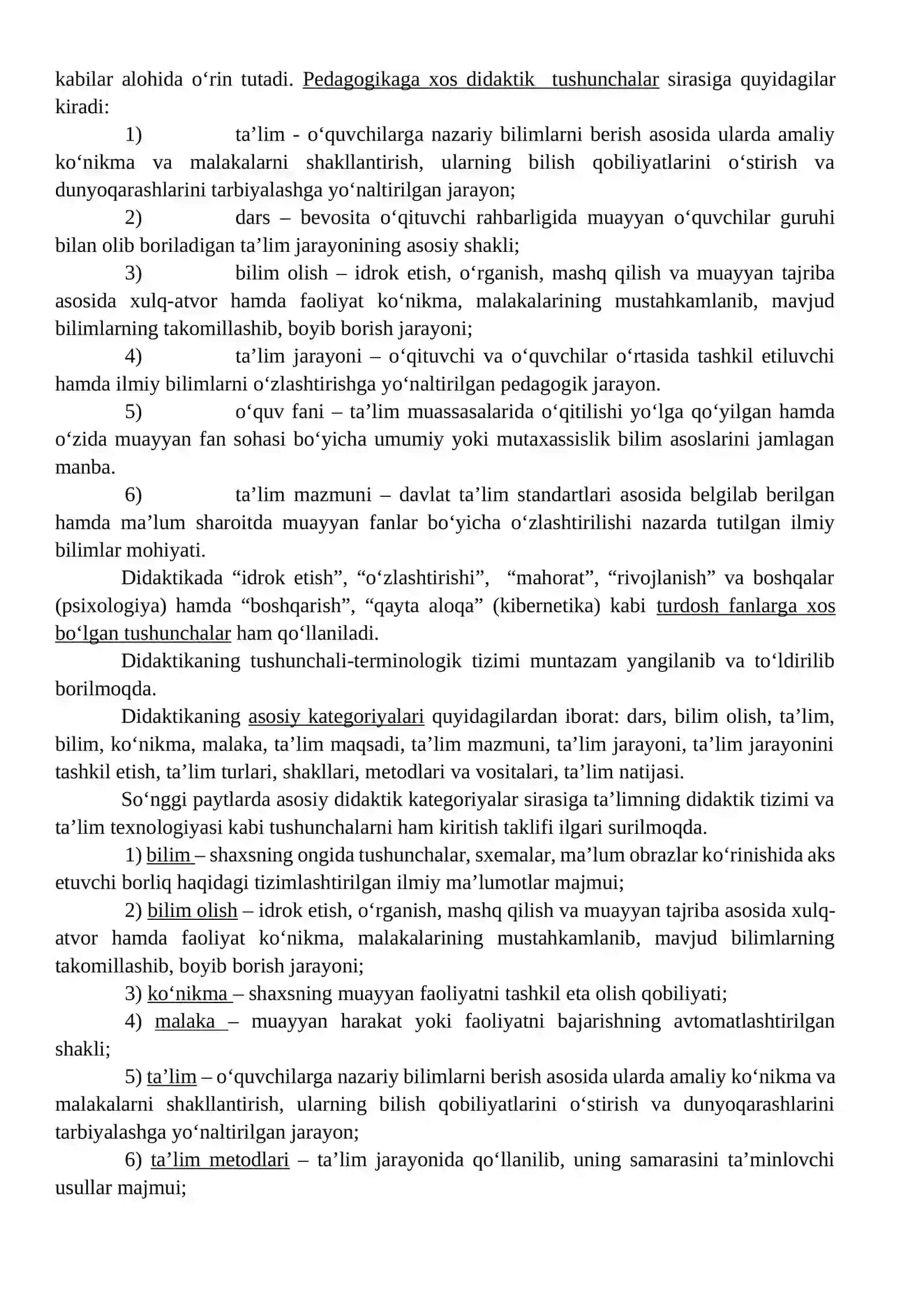 Didaktika – ta’lim nazariyasi sifatida 4