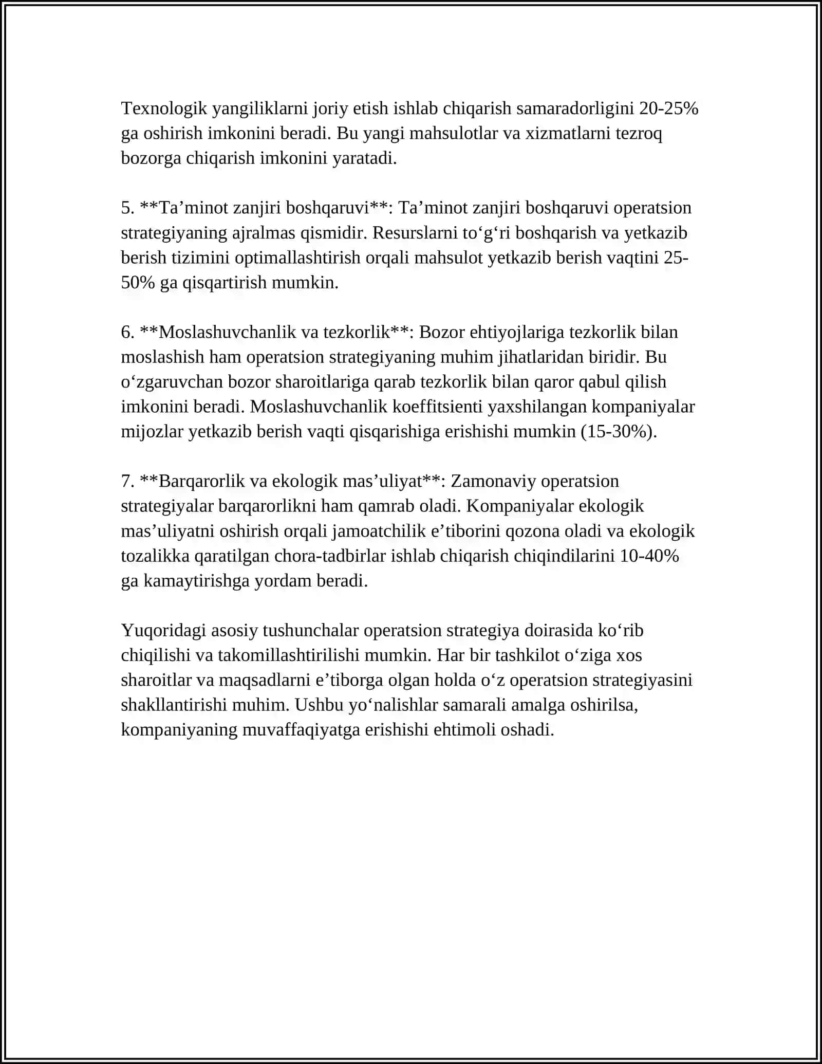 KORXONANING OPERATSION STRATEGIYASI 4