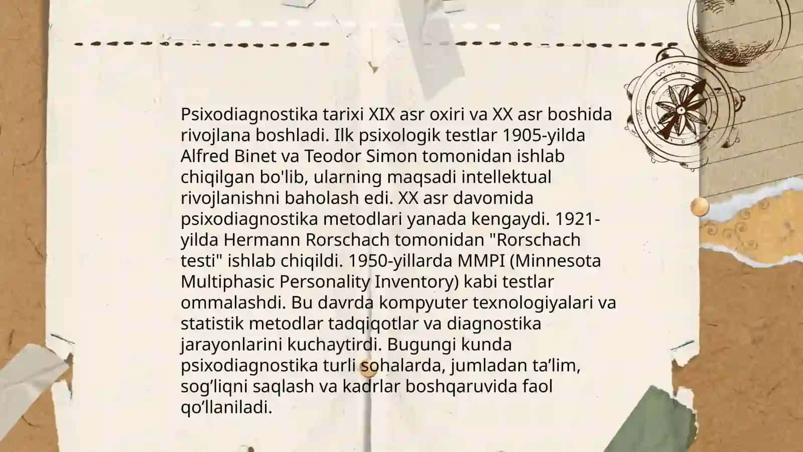 Psixodiagnostika faniga kirish 4