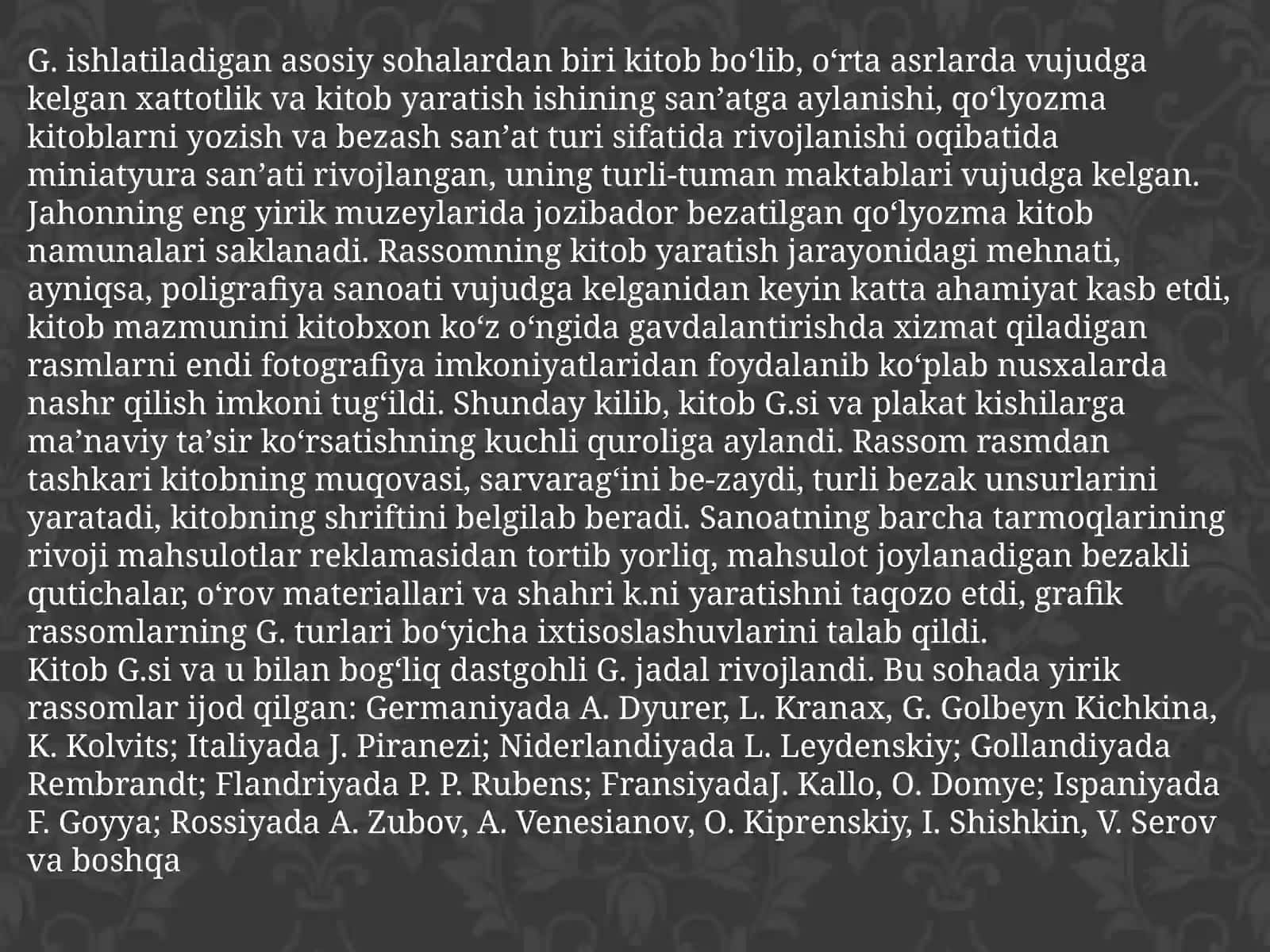 Buxoromuxandislik texnalogiyasi 4