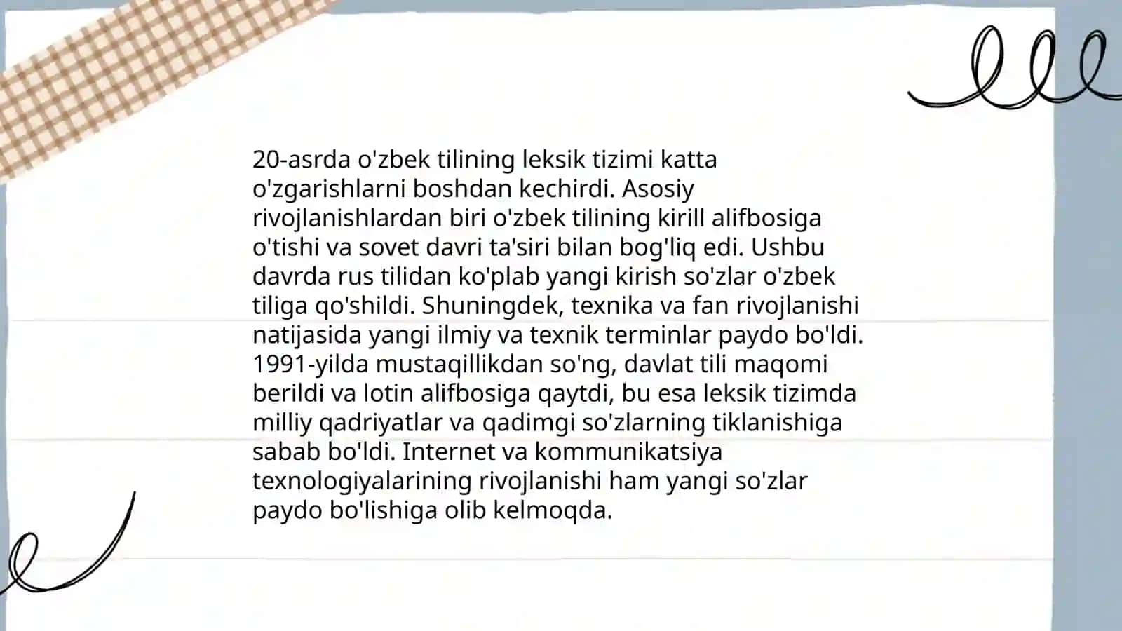 O'zbek tilining XX asrdagi imloviy o'zgarishlari 4