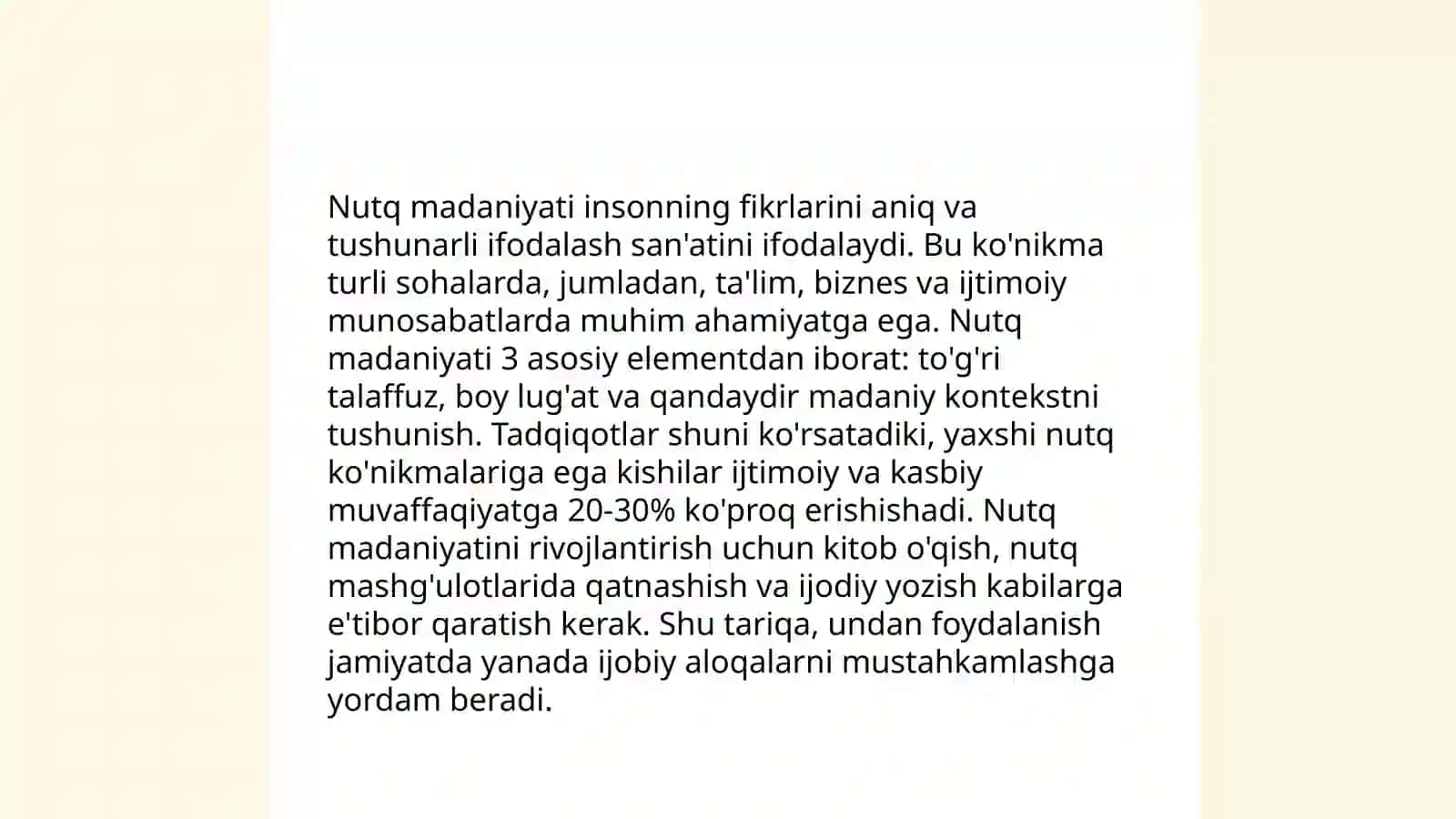Muloqot darsi 4