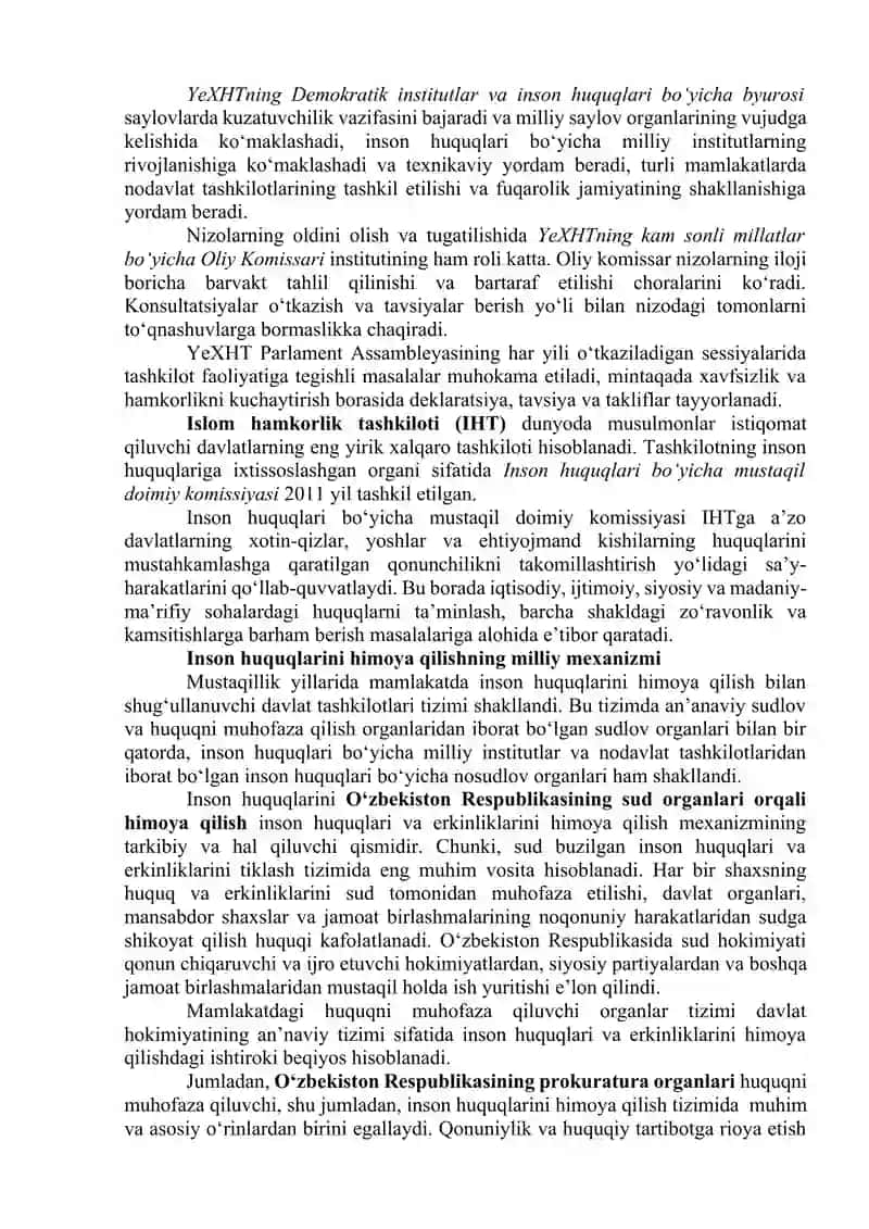 Inson huquqlari himoyasi 4