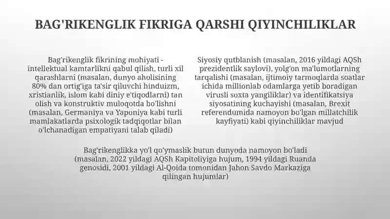 Bag'rikenglikning ta'siri: xarajatlar va oqibatlar 4