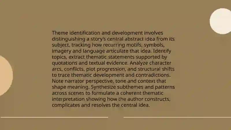 Interpretation of the literary text 4