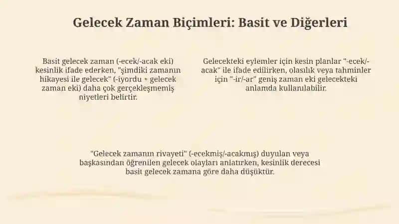 Gelecek Zaman 4