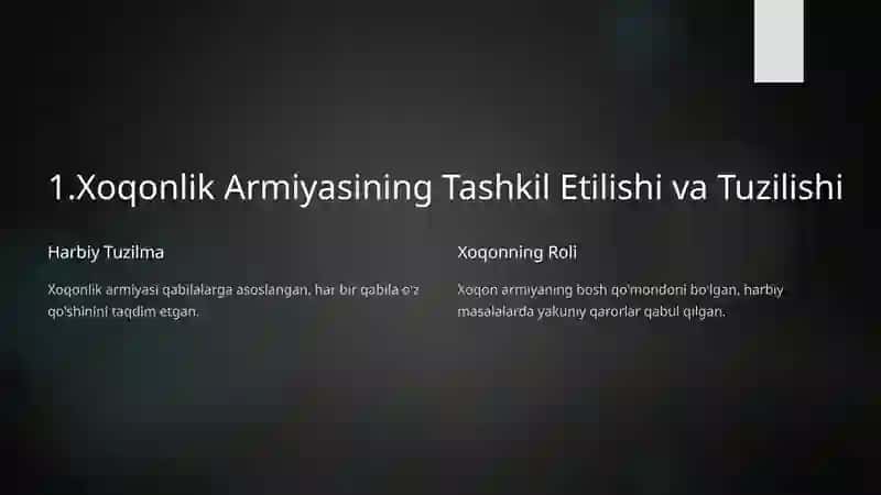 Turk Xoqonligining Harbiy Salohiyati 4