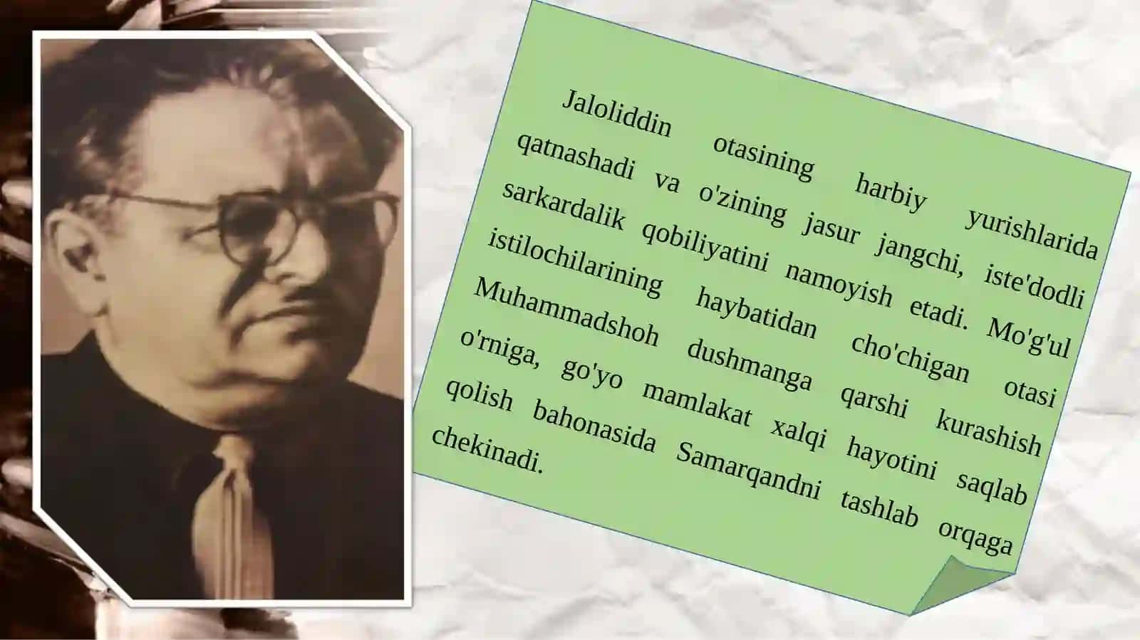 «JALOLIDDIN MANGUBERDI» FOJIASI HAQIDA 4