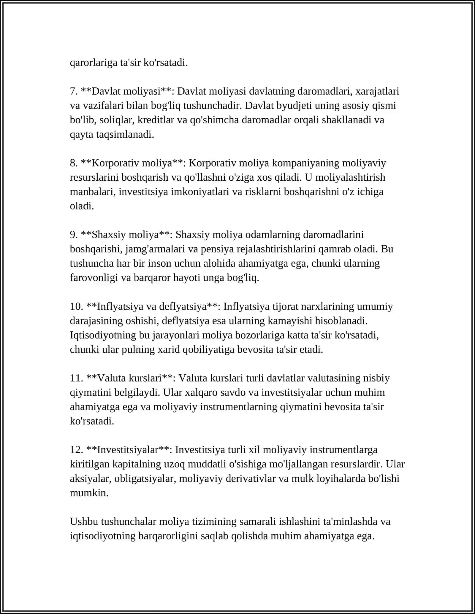 MOLIYANING MOHIYATI VA FUNKSIYALARI 4