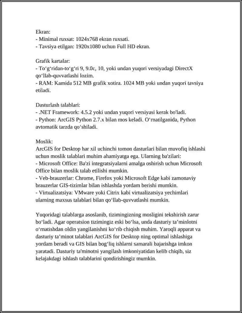 ARCGIS FOR DESKTOP DASTURINI O'RNATING 4
