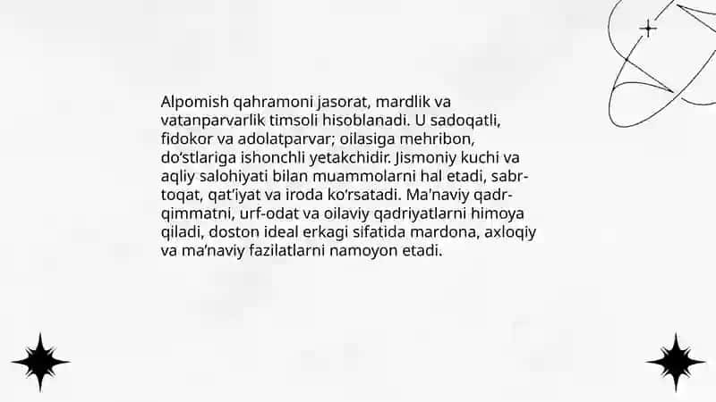 Alpomish dostonlarining tahlili 4