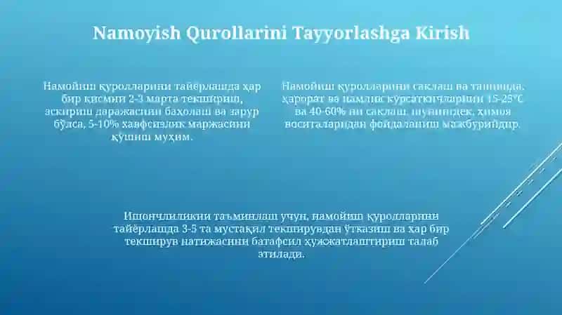 Koʻrgazmali qurol tayyorlash 4