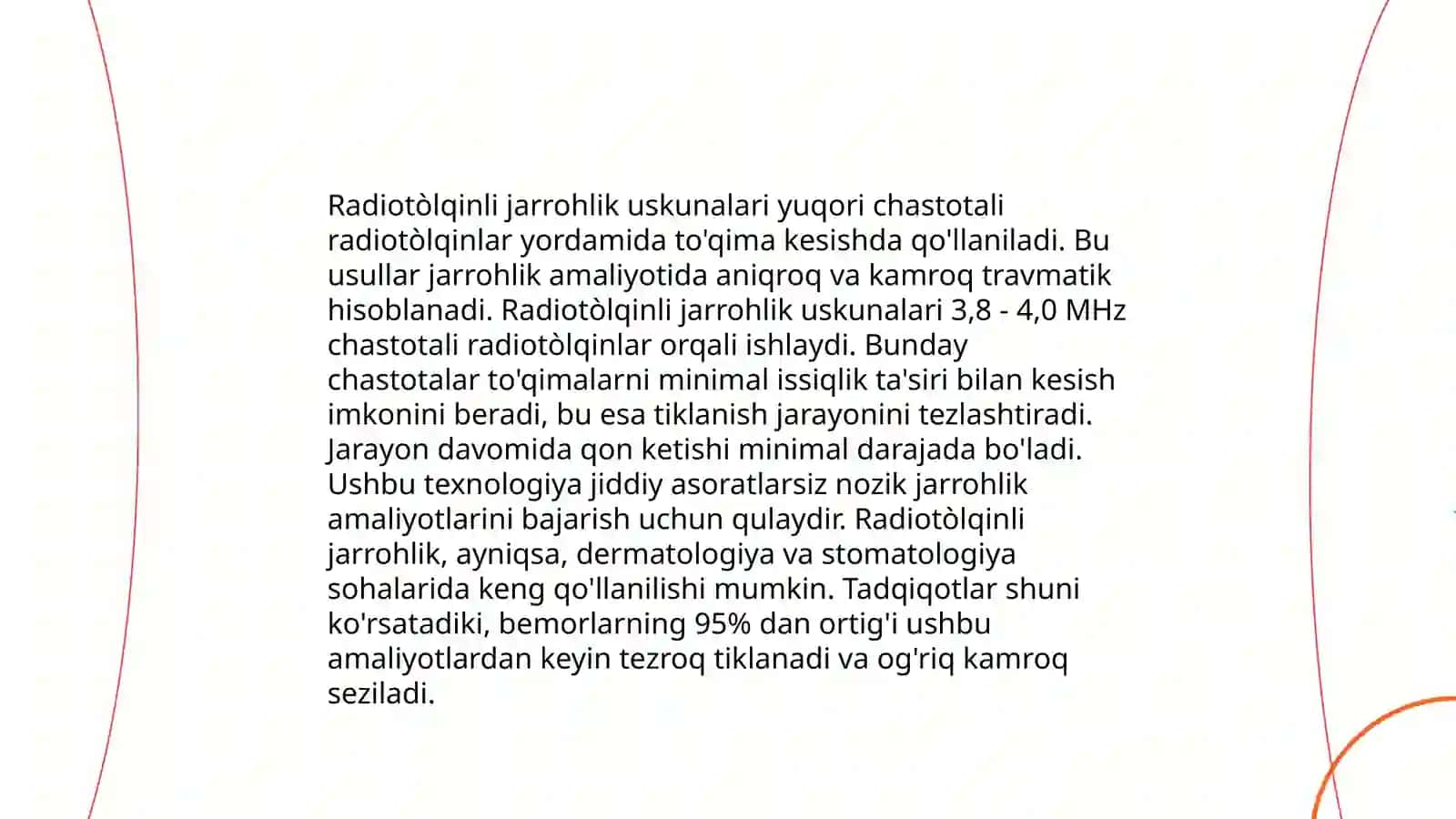 Radiotòlqinli jarrohlik 4