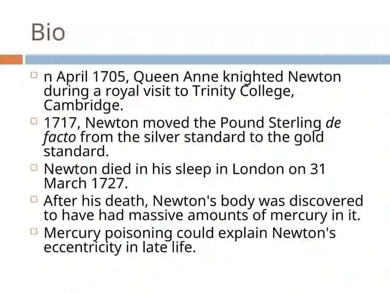 Isaac Newton (1642-1727) 4