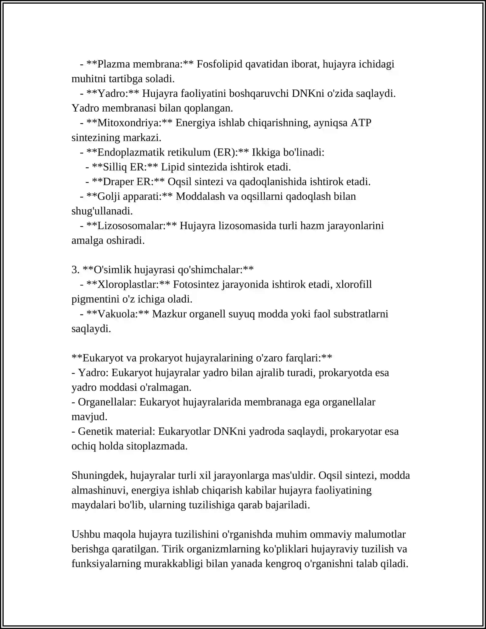 TIRIK HUJAYRALARNI O'RGANISH METODI 4