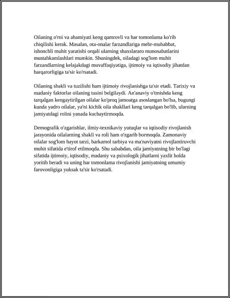 Oila — jamiyatning bir bo'lagi 4