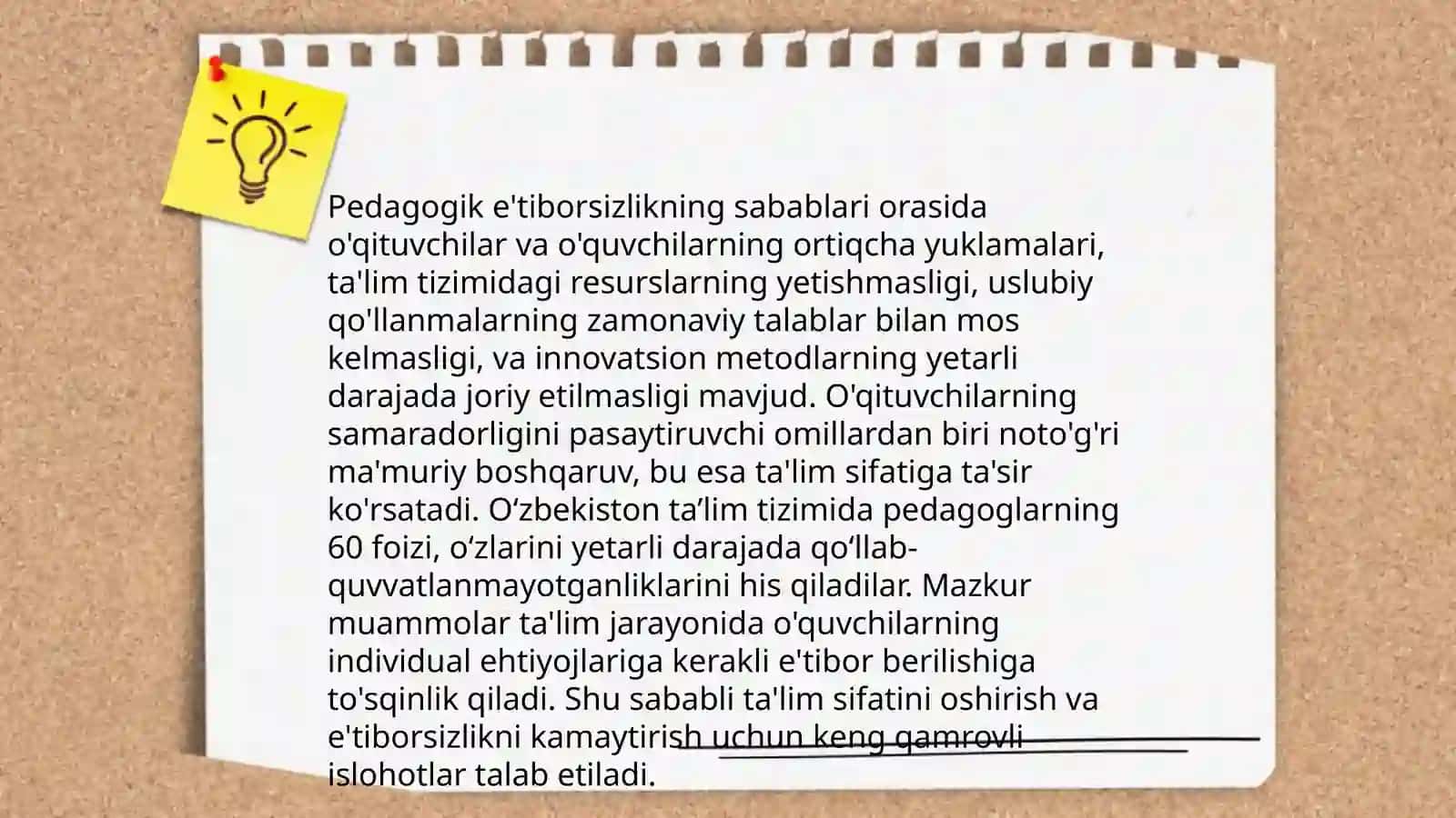Maktabdagi muhit va pedagogik eʼtiborsizlik roʻli 4
