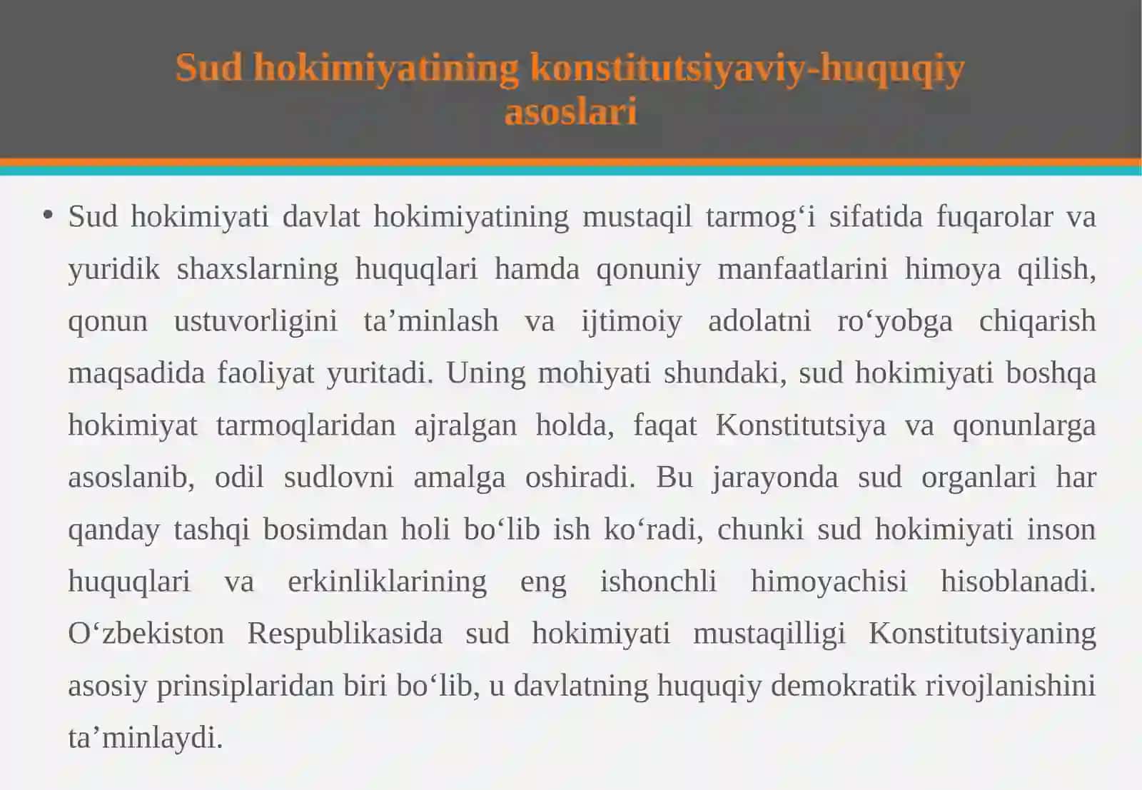 O‘zbekiston Respublikasi sud hokimiyati 4