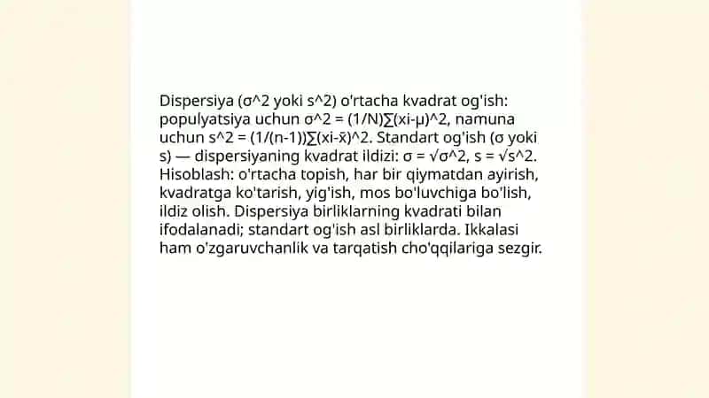 O'zgaruvchanlik 4