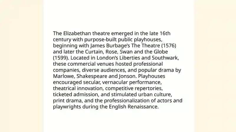 Renaissance in English literature 4