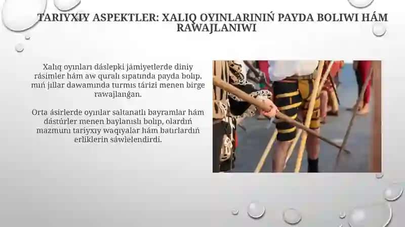 Etnomadeniyat qaliplesiwinde xaliq oyinlariniñ orni 4